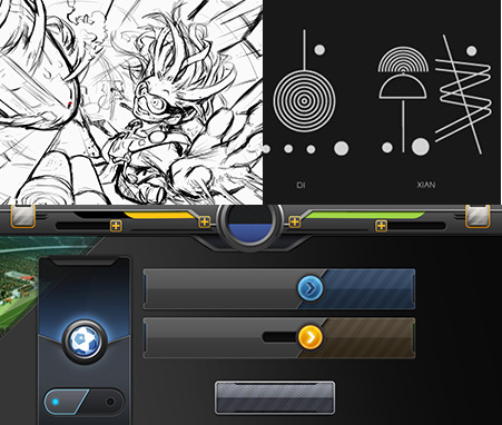 开云电竞UI设计